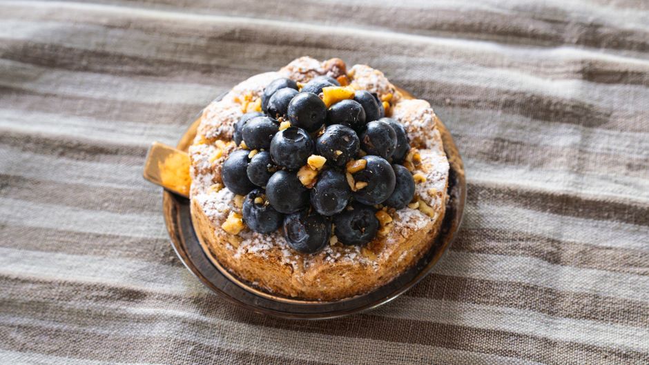 Glutenfri blåbärskaka – recept