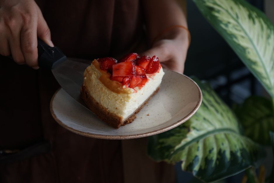 Glutenfri cheesecake – med botten av glutenfria kex (recept)